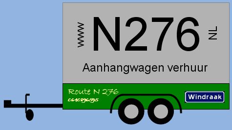 gesloten aanhangwagen